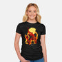 Banshoman Shadows-Womens-Fitted-Tee-spoilerinc