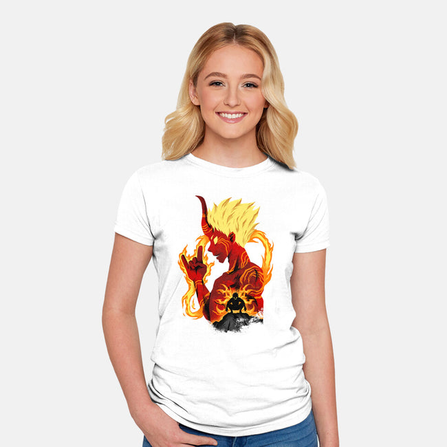 Banshoman Shadows-Womens-Fitted-Tee-spoilerinc