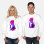 Clown Shadows-Unisex-Crew Neck-Sweatshirt-spoilerinc