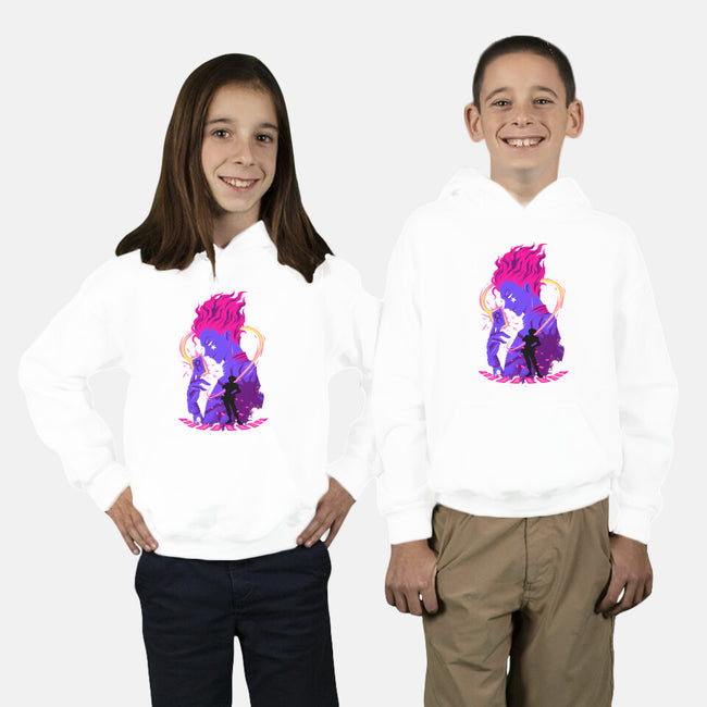 Clown Shadows-Youth-Pullover-Sweatshirt-spoilerinc