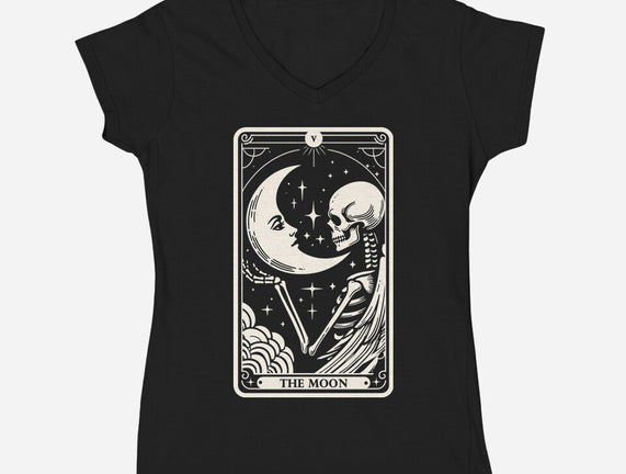 The Moon Tarot Skull