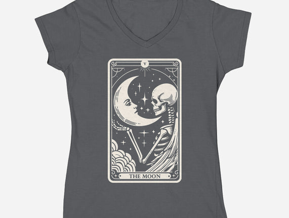 The Moon Tarot Skull