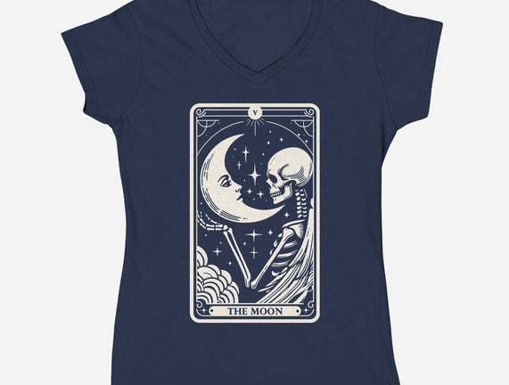 The Moon Tarot Skull