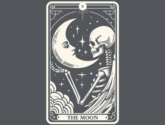 The Moon Tarot Skull