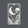 The Moon Tarot Skull-Mens-Heavyweight-Tee-Eoli Studio