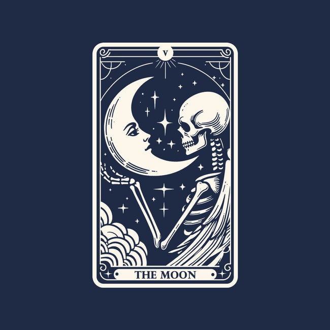 The Moon Tarot Skull-Mens-Heavyweight-Tee-Eoli Studio