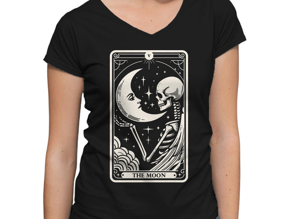 The Moon Tarot Skull
