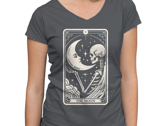 The Moon Tarot Skull