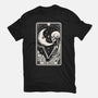 The Moon Tarot Skull-Womens-Basic-Tee-Eoli Studio