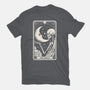 The Moon Tarot Skull-Mens-Heavyweight-Tee-Eoli Studio