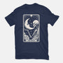 The Moon Tarot Skull-Mens-Heavyweight-Tee-Eoli Studio