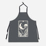 The Moon Tarot Skull-Unisex-Kitchen-Apron-Eoli Studio