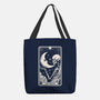 The Moon Tarot Skull-None-Basic Tote-Bag-Eoli Studio