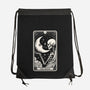 The Moon Tarot Skull-None-Drawstring-Bag-Eoli Studio