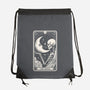 The Moon Tarot Skull-None-Drawstring-Bag-Eoli Studio