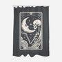 The Moon Tarot Skull-None-Polyester-Shower Curtain-Eoli Studio