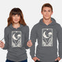 The Moon Tarot Skull-Unisex-Pullover-Sweatshirt-Eoli Studio