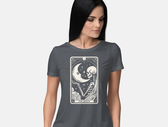 The Moon Tarot Skull