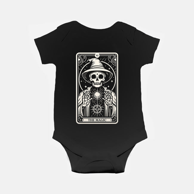 The Magic Tarot Skull-Baby-Basic-Onesie-Eoli Studio