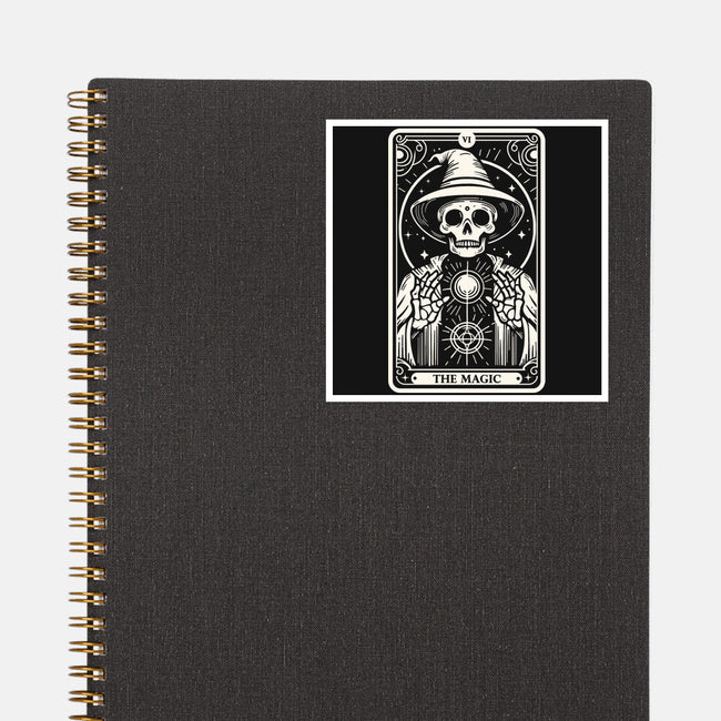The Magic Tarot Skull-None-Glossy-Sticker-Eoli Studio