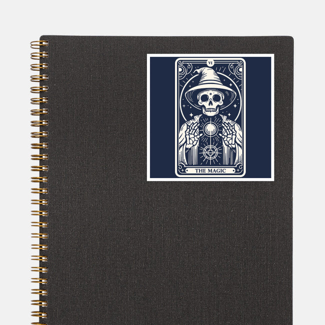 The Magic Tarot Skull-None-Glossy-Sticker-Eoli Studio