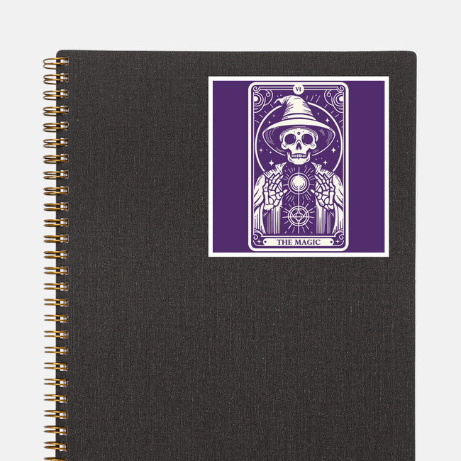 The Magic Tarot Skull-None-Glossy-Sticker-Eoli Studio
