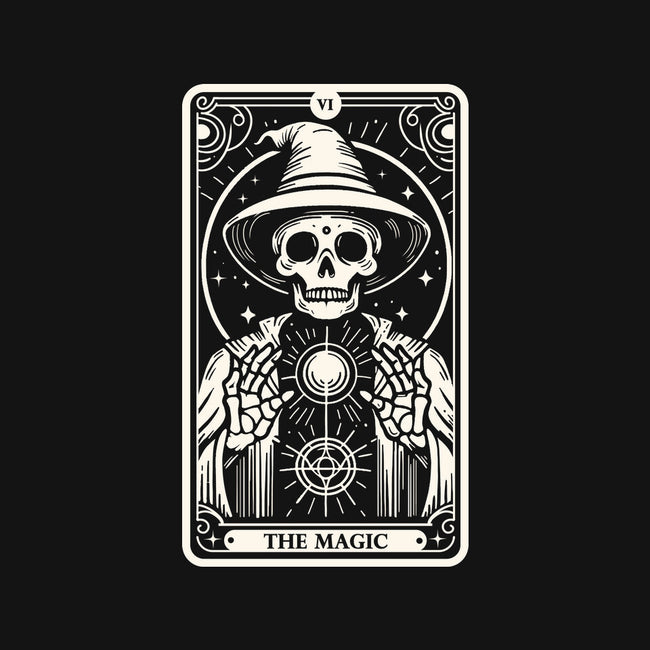 The Magic Tarot Skull-Womens-V-Neck-Tee-Eoli Studio