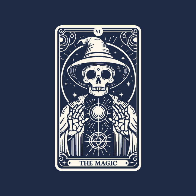The Magic Tarot Skull-Womens-V-Neck-Tee-Eoli Studio