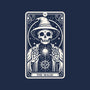 The Magic Tarot Skull-Womens-V-Neck-Tee-Eoli Studio