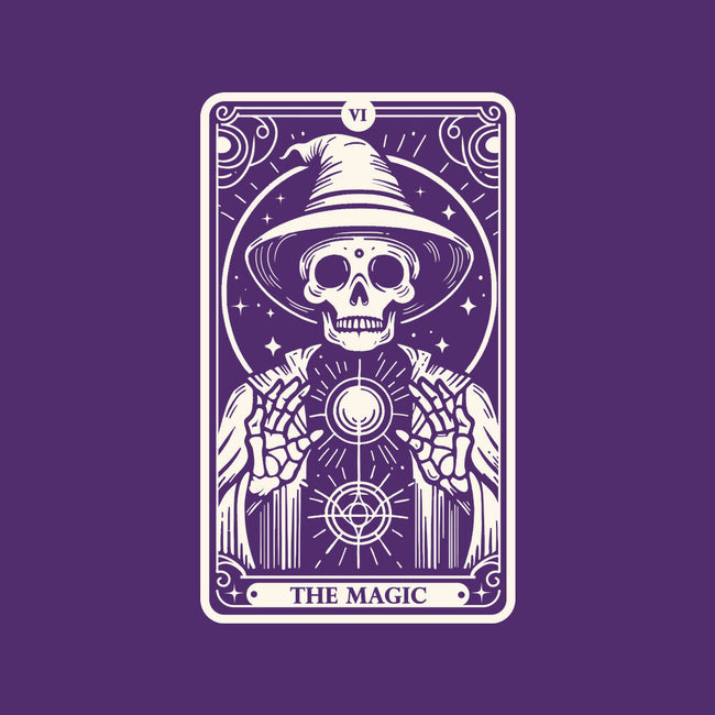 The Magic Tarot Skull-Womens-Fitted-Tee-Eoli Studio