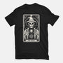 The Magic Tarot Skull-Womens-Fitted-Tee-Eoli Studio
