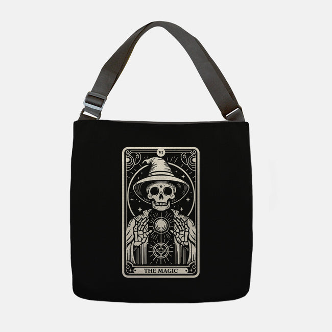 The Magic Tarot Skull-None-Adjustable Tote-Bag-Eoli Studio