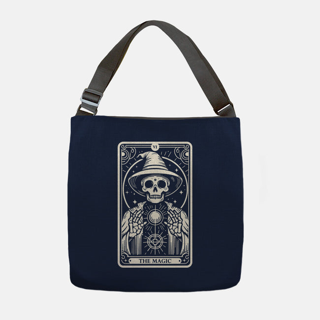 The Magic Tarot Skull-None-Adjustable Tote-Bag-Eoli Studio