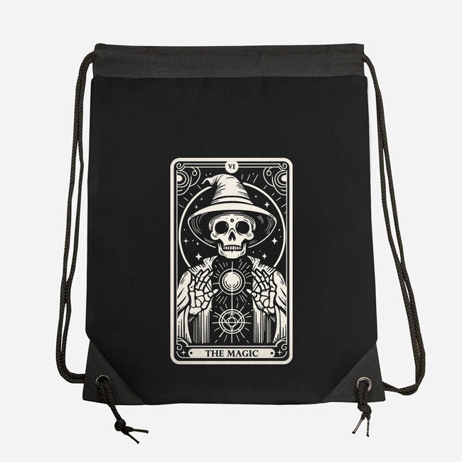 The Magic Tarot Skull-None-Drawstring-Bag-Eoli Studio