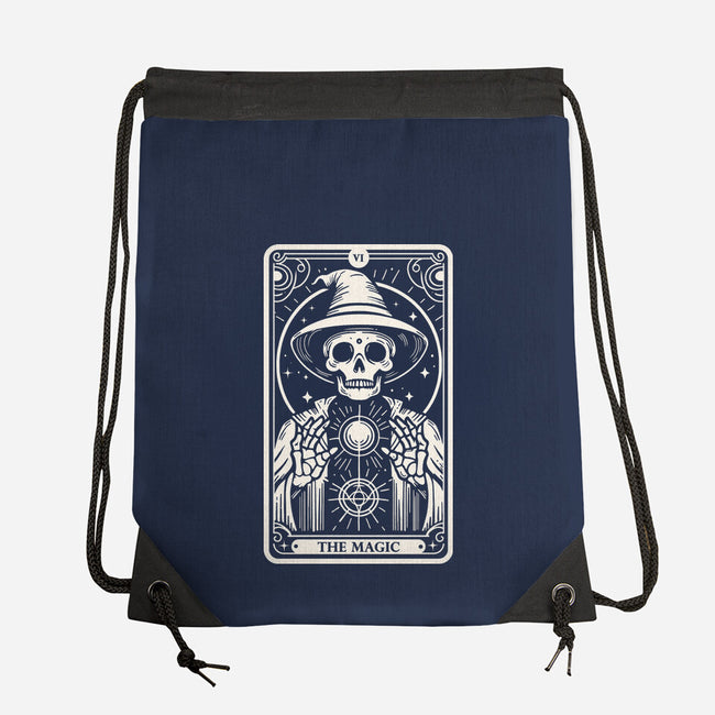 The Magic Tarot Skull-None-Drawstring-Bag-Eoli Studio