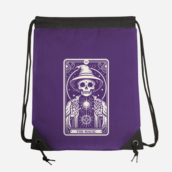The Magic Tarot Skull-None-Drawstring-Bag-Eoli Studio