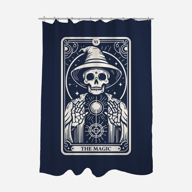 The Magic Tarot Skull-None-Polyester-Shower Curtain-Eoli Studio