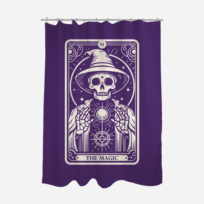 The Magic Tarot Skull-None-Polyester-Shower Curtain-Eoli Studio
