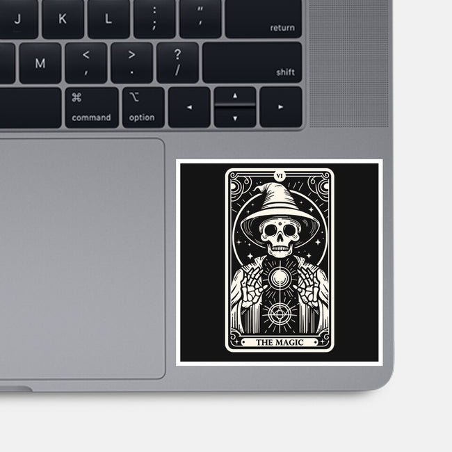 The Magic Tarot Skull-None-Glossy-Sticker-Eoli Studio
