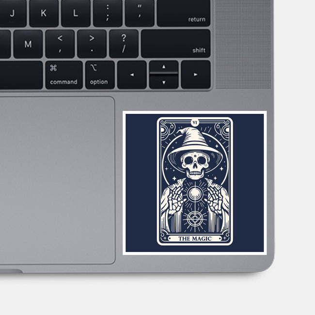 The Magic Tarot Skull-None-Glossy-Sticker-Eoli Studio