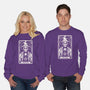 The Magic Tarot Skull-Unisex-Crew Neck-Sweatshirt-Eoli Studio