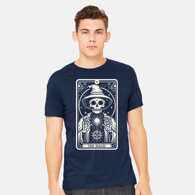 The Magic Tarot Skull-Mens-Heavyweight-Tee-Eoli Studio
