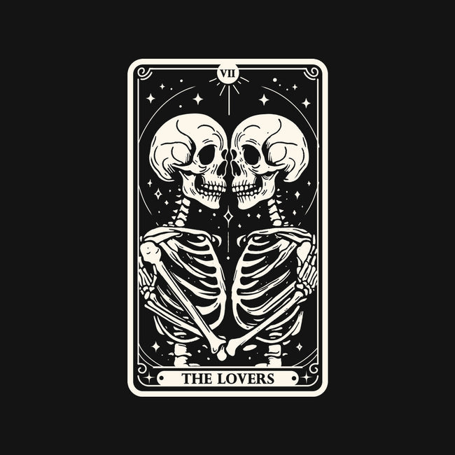 The Lovers Tarot Skull-Unisex-Crew Neck-Sweatshirt-Eoli Studio