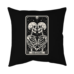 The Lovers Tarot Skull