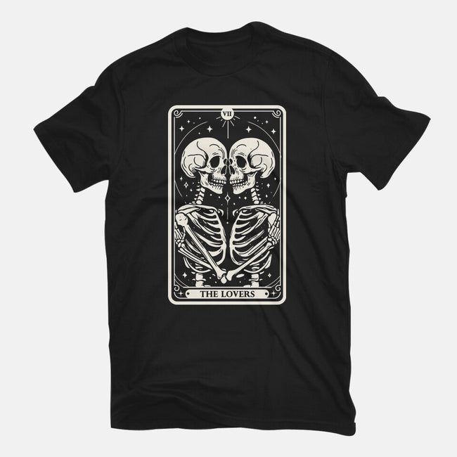 The Lovers Tarot Skull-Mens-Premium-Tee-Eoli Studio