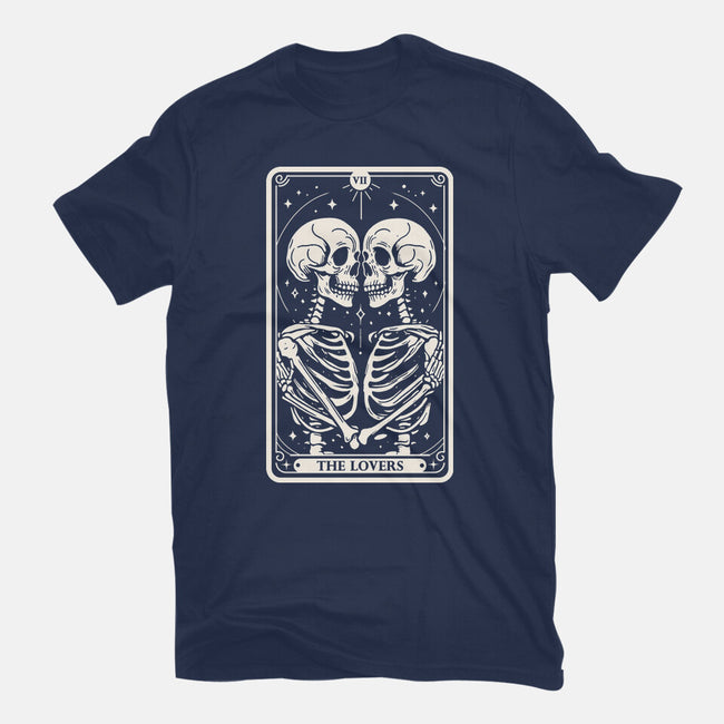 The Lovers Tarot Skull-Mens-Premium-Tee-Eoli Studio