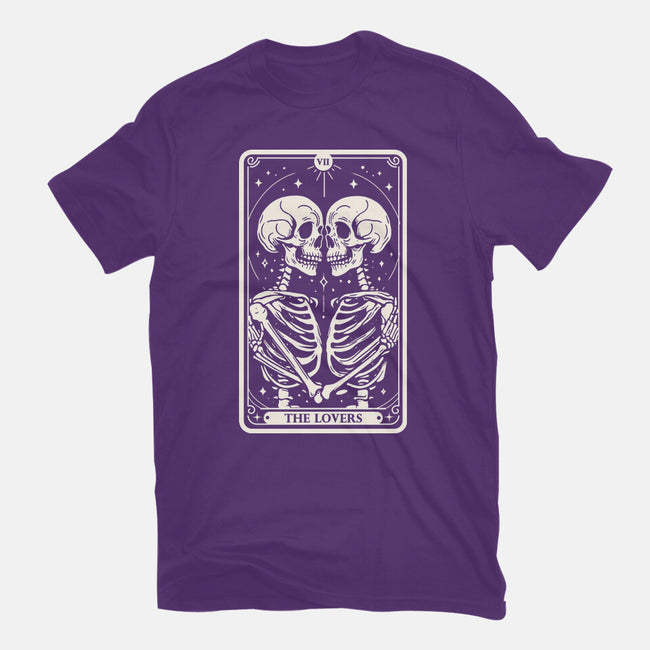 The Lovers Tarot Skull-Mens-Basic-Tee-Eoli Studio