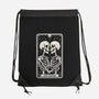 The Lovers Tarot Skull-None-Drawstring-Bag-Eoli Studio
