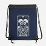 The Lovers Tarot Skull-None-Drawstring-Bag-Eoli Studio