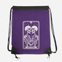 The Lovers Tarot Skull-None-Drawstring-Bag-Eoli Studio